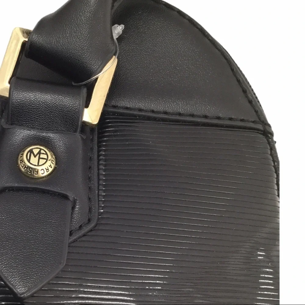 Marc Fisher top handle leather satchel purse‎